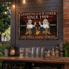 Custom Home Decor Metal Sign - Personalized Anniversary Wedding Gifts For Husband And Wife, Him And Her - Love Drives Us Crazy