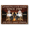 Custom Home Decor Metal Sign - Personalized Anniversary Wedding Gifts For Husband And Wife, Him And Her - Love Drives Us Crazy