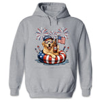 Custom Photo T-shirt, Hoodie - Personalized America 250th Anniversary Gifts For Dog Cat Lovers, Dog Dad And Mom, Cat Owners, Pet Owners - Paws Make Life Better