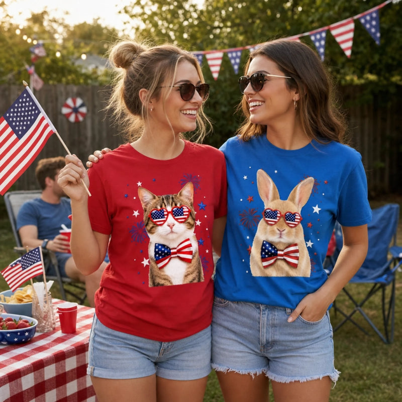 Custom Photo T-shirt, Hoodie - Personalized America 250th Anniversary Gifts For Dog Cat Lovers, Dog Dad And Mom, Cat Owners, Pet Owners - The Best Things In Life Have Paws