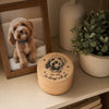 Custom Photo Wooden Pet Fur Keepsake Box - Personalized Pet Memorial Gifts For Dogs, Cats - Forever In My Heart