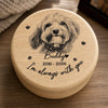 Custom Photo Wooden Pet Fur Keepsake Box - Personalized Pet Memorial Gifts For Dogs, Cats - Forever In My Heart