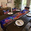 Custom Table Runner - Personalized America 250th Anniversary Gifts For Mom, Dad, Brother, Sister, Kids - Hearts Full Of Pride