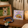 Custom Rainbow Bridge Bracelet - Personalized Pet Memorial Sympathy Gifts For Loss Of Dog - Love Lives On