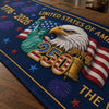 Custom Table Runner - Personalized America 250th Anniversary Gifts For Mom, Dad, Brother, Sister, Kids - Proud Hearts Shine Bright