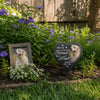 Custom Photo Slate Garden Stake - Personalized Pet Memorial Gifts For Dogs, Cats - Hearts Hold Eternal Memories