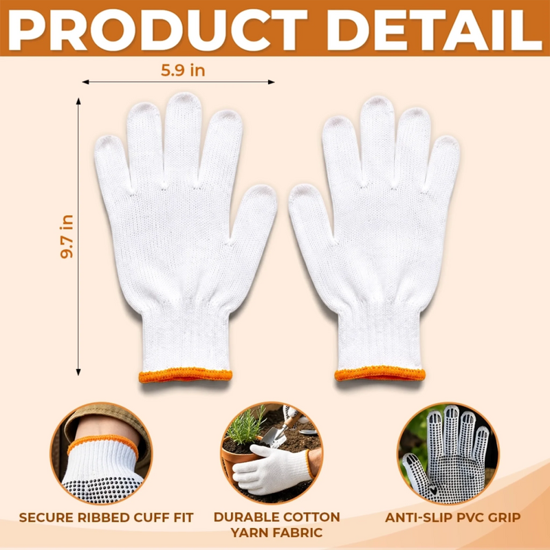 Custom Gardening Gloves - Personalized Birthday Garden Gifts For Gardeners - A Little Piece Of Paradise