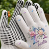 Custom Gardening Gloves - Personalized Birthday Garden Gifts For Gardeners - A Little Piece Of Paradise
