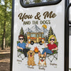 Custom RV Decal -Personalized Anniversary Wedding Camping Gifts For Campers, Husband And Wife, Him And Her, Dog Cat Lovers, Dog Dad And Mom - Adventure Together