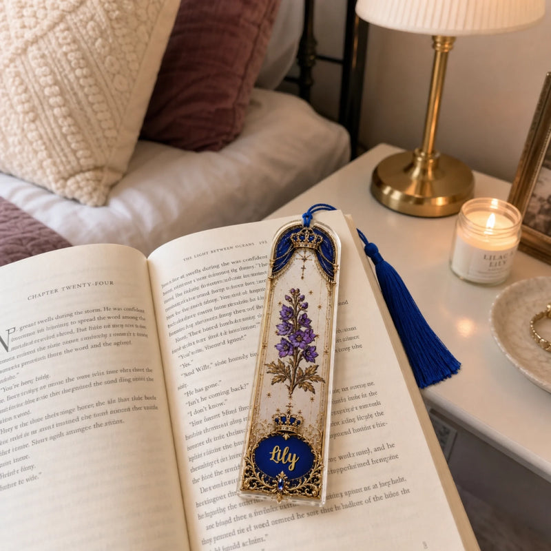 Custom Acrylic Bookmark - Personalized Bookish Gifts For Book Lovers, Bookworms, Readers - Every Page A New Beginning