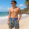 Custom Photo Tropical Hawaiian Aloha Men Beach Shorts - Personalized Summer Vacation And Travel Gifts For Dog Cat Lovers, Dog Dad And Mom, Cat Owners - Paws Sunshine And Smiles