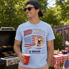 Custom Unisex T-shirt, Premium T-shirt, Hoodie - Personalized 4th Of July Gifts For Dog Lovers, Dog Dad And Mom - America’s Furry Patriot