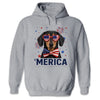 Custom Photo T-shirt, Hoodie - Personalized America 250th Anniversary Gifts For Dog Cat Lovers, Dog Dad And Mom, Cat Owners, Pet Owners - Home Is Wherever My Pets Are