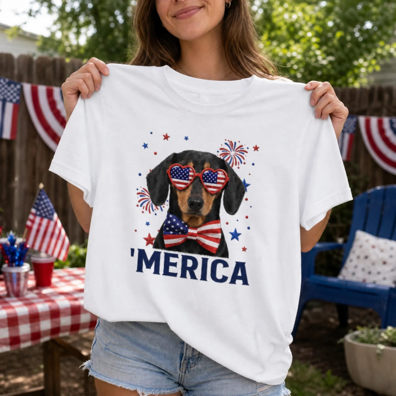 Custom Photo T-shirt, Hoodie - Personalized America 250th Anniversary Gifts For Dog Cat Lovers, Dog Dad And Mom, Cat Owners, Pet Owners - Home Is Wherever My Pets Are