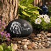 Custom Photo Printed Rock - Personalized Pet Memorial Gifts For Dogs, Cats - Gone But Never Forgotten