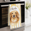 Custom Photo Kitchen Towel - Personalized Birthday Gifts For Dog Cat Lovers, Dog Dad And Mom, Cat Owners - The Cutest Kitchen Helper
