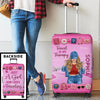 Custom Luggage Cover - Personalized Summer Vacation And Travel Gifts For Women, Besties, Sisters, BFF - Collecting Memories Worldwide