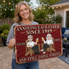 Custom Home Decor Metal Sign - Personalized Anniversary Wedding Gifts For Husband And Wife, Him And Her - Still Crazy In Love
