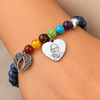 Custom Photo Rainbow Bridge Bracelet - Personalized Memorial Sympathy Gifts For Loss Of Mom, Dad - Loved Remembered Missed
