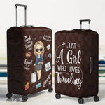 Custom Name Travel Gifts for Women - Personalized Luggage Cover