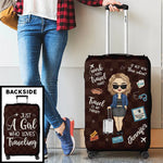 Custom Name Travel Gifts for Women - Personalized Luggage Cover