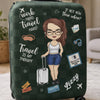 Love Is An Endless Journey - Travel Personalized Custom Luggage Cover - Summer Vacation Gift, Gift For Adventure Travel Lovers