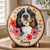 Custom Photo 2-Layered Wooden Plaque - Personalized Birthday Gifts For Dog Cat Lovers, Dog Dad And Mom, Cat Owners - My Sweet Furry Flower Boy