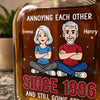 Custom Whiskey Bottle - Personalized Anniversary Christmas Wedding Gifts For Husband And Wife, Him And Her, Wine, Bourbon, Whiskey Lovers - Partners In Lifetime Crimes