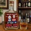 Custom Whiskey Bottle - Personalized Anniversary Christmas Wedding Gifts For Husband And Wife, Him And Her, Wine, Bourbon, Whiskey Lovers - Partners In Lifetime Crimes
