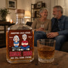 Custom Whiskey Bottle - Personalized Anniversary Christmas Wedding Gifts For Husband And Wife, Him And Her, Wine, Bourbon, Whiskey Lovers - Partners In Lifetime Crimes