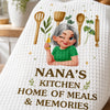Custom Kitchen Towel - Personalized Birthday Gifts For Her, Mom, Grandma - Welcome To My Sweet Oasis