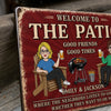 Custom Home Decor Metal Sign - Personalized  Summer Vacation And Travel Gifts For Husband And Wife, Him And Her - Good Times Never Get Old