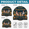 Custom Wood Sign - Personalized Summer Vacation And Travel Gifts For Husband And Wife, Dog Dad And Mom - Hot Grill, Cool Furry Nights