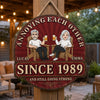 Custom Wood Sign - Personalized Anniversary Wedding Gifts For Husband And Wife, Him And Her - Laughter, Wrinkles And True Love