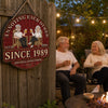 Custom Wood Sign - Personalized Anniversary Wedding Gifts For Husband And Wife, Him And Her - Laughter, Wrinkles And True Love