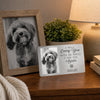 Custom Photo Aluminum Wallet Card - Personalized Pet Memorial Sympathy Gifts For Dogs, Cats - They Lived, They Loved, They Purred