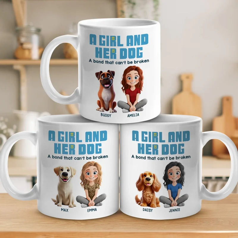 Custom Mug - Personalized Christmas Birthday Gifts For Dog Cat Lovers, Dog Dad And Mom, Cat Owners - Pets Make Lives Whole
