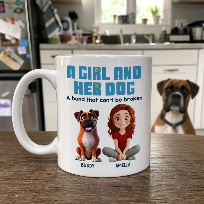 Custom Mug - Personalized Christmas Birthday Gifts For Dog Cat Lovers, Dog Dad And Mom, Cat Owners - Pets Make Lives Whole