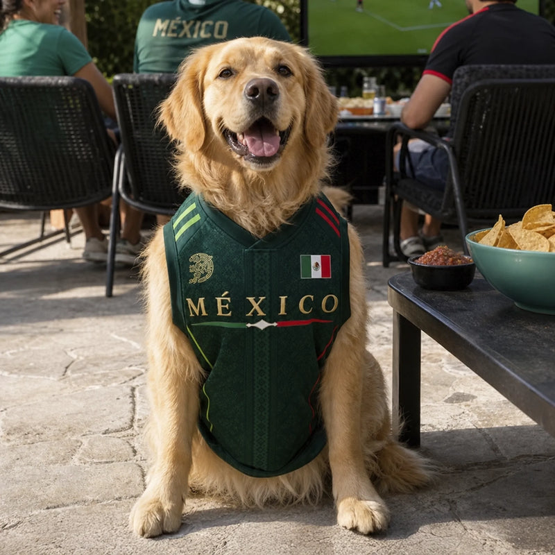 Custom Mexico World Football Pet Jersey - Personalized Birthday Gifts For Football Dog Cat Lovers, Dog Dad And Mom, Cat Owners - Furry Champion
