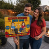 Custom Home Decor Metal Sign - Personalized  Anniversary Wedding Gifts For Husband And Wife, Him And Her - My Favorite Person To Annoy