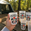 Custom Party Cups - Personalized Birthday Camping Gifts For Campers - Camp More Worry Less