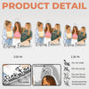 Custom Photo Shaped Acrylic Keychain - Personalized Best Friend Birthday Gifts For Women, Besties, Sisters, BFF - Carry Your Best Moments