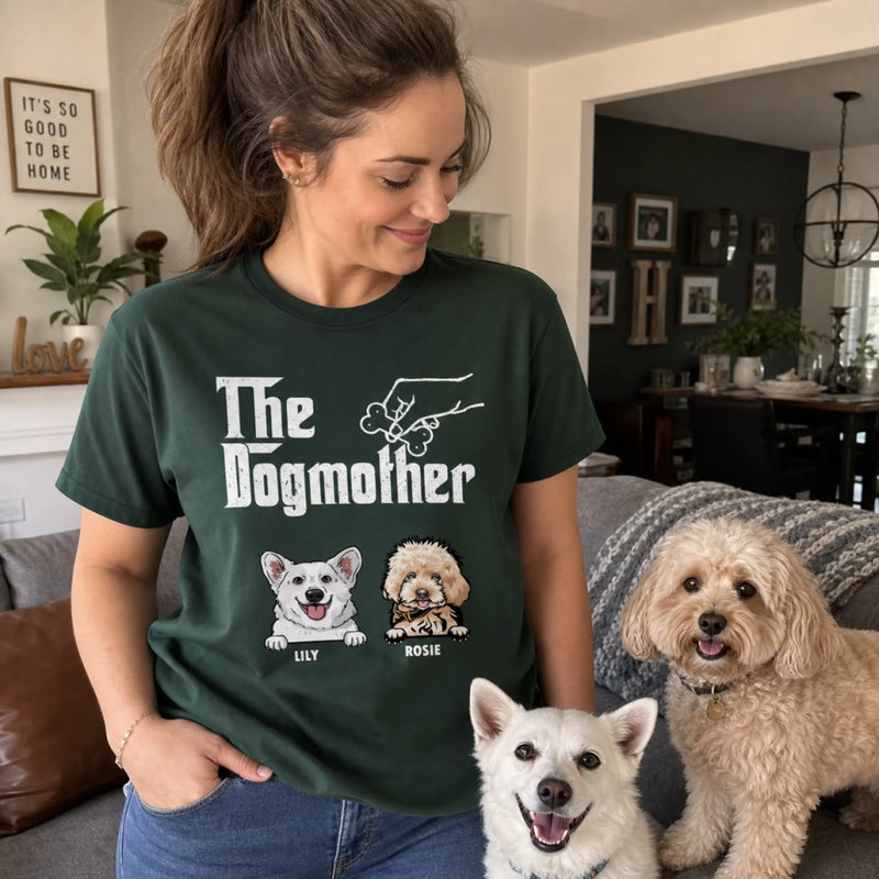 The Best Dogfather - Dog Personalized Custom Unisex T-shirt, Hoodie, Sweatshirt - Father's Day, Gift For Pet Owners, Pet Lovers