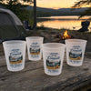 Custom Party Cups - Personalized Birthday Camping Gifts For Campers - Happy Camper For Life