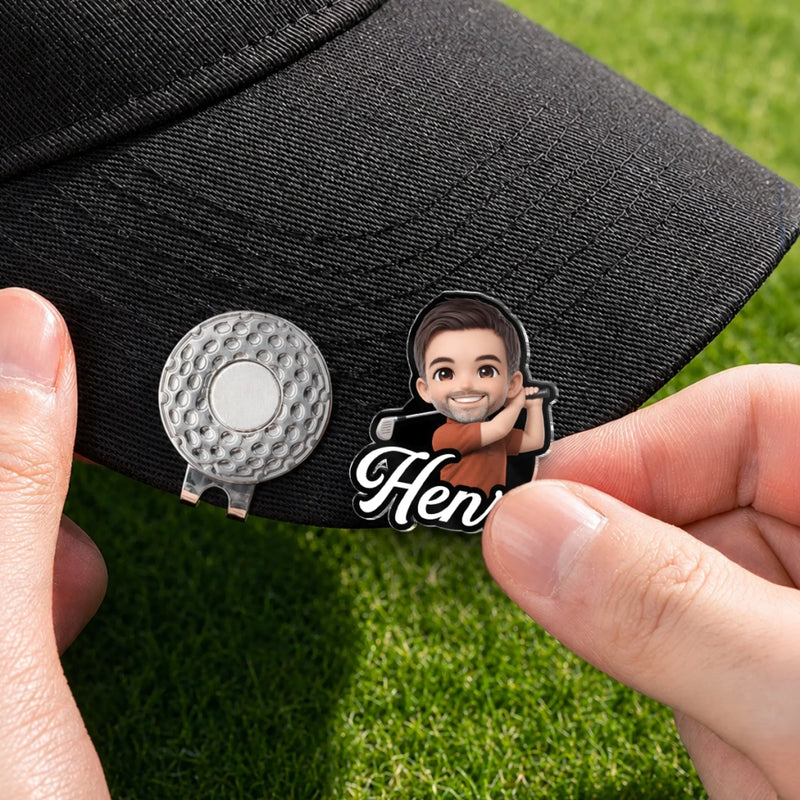 Custom Golf Ball Marker - Personalized Birthday Gifts For Golf Lovers, Sports Fans, Sports Lovers - Chasing Birdies Not Worries