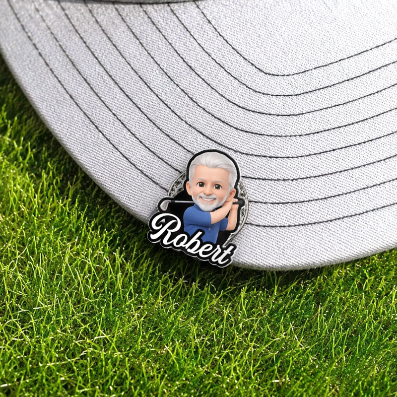 Custom Golf Ball Marker - Personalized Birthday Gifts For Golf Lovers, Sports Fans, Sports Lovers - Chasing Birdies Not Worries