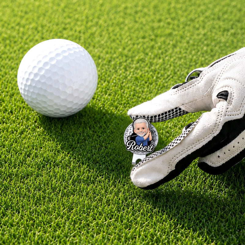 Custom Golf Ball Marker - Personalized Birthday Gifts For Golf Lovers, Sports Fans, Sports Lovers - Chasing Birdies Not Worries