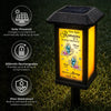 Custom Solar Garden Light - Personalized Memorial Sympathy Gifts For Loss Of Mom, Dad - Forever Remembered Forever Loved