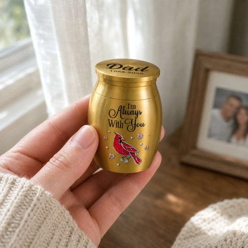 Custom Memorial Urn - Personalized  Memorial Sympathy Gifts For Loss Of Mom, Dad – Honoring A Beautiful Life