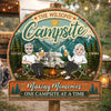 Custom Wood Sign - Personalized Anniversary Wedding Camping Gifts For Campers, Husband And Wife, Him And Her - Camp Life Best Life